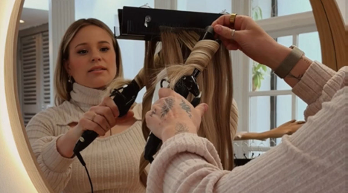 Het krullen en stijlen van je 100% human hair extensions