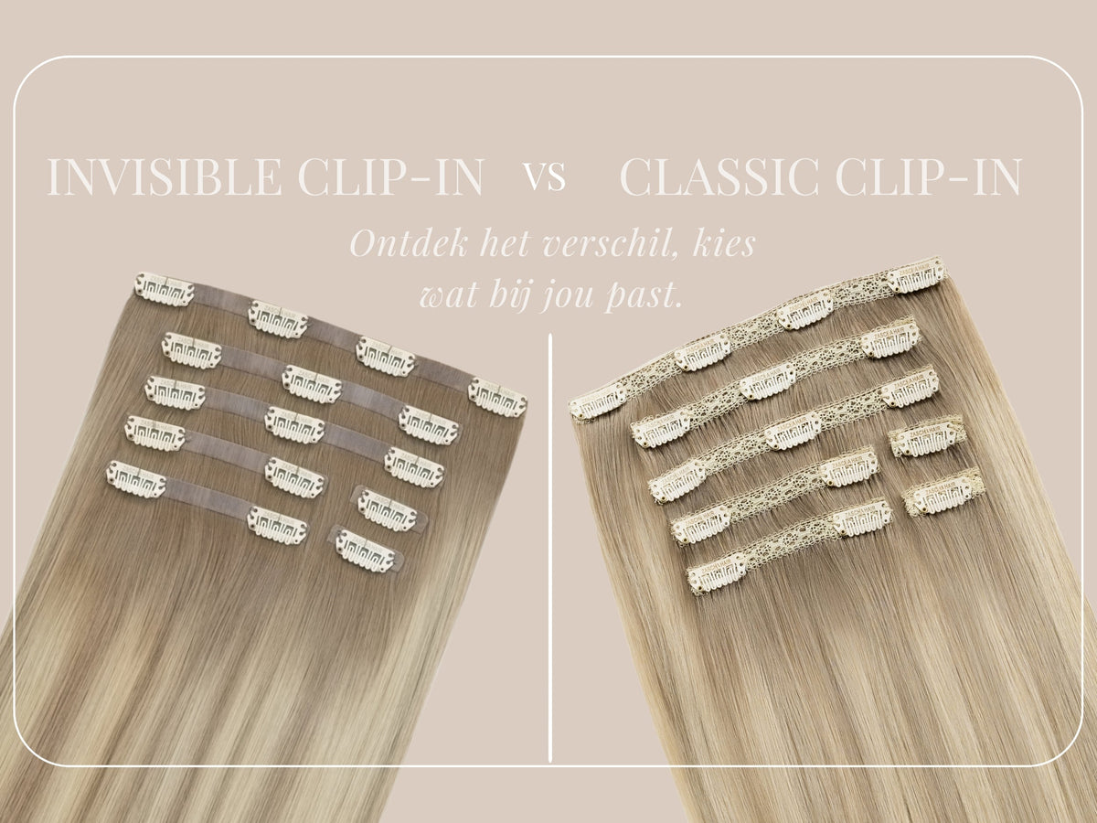 Invisible Clip-in vs. Classic Clip-in