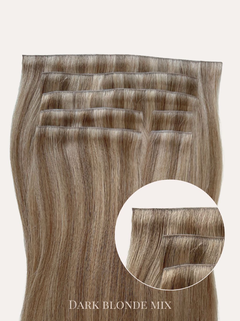 Invisible Clip In Hair 50cm/160g